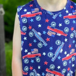 Load image into Gallery viewer, USA Monster Truck Muscle Tank