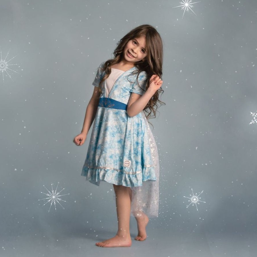 Winter Princess Twirl Dress 10