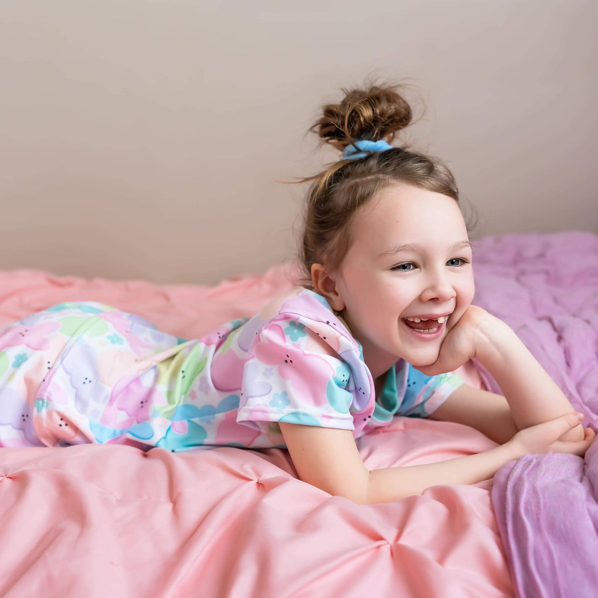 Peeps Blue Zippered Footless Pajama main image 1