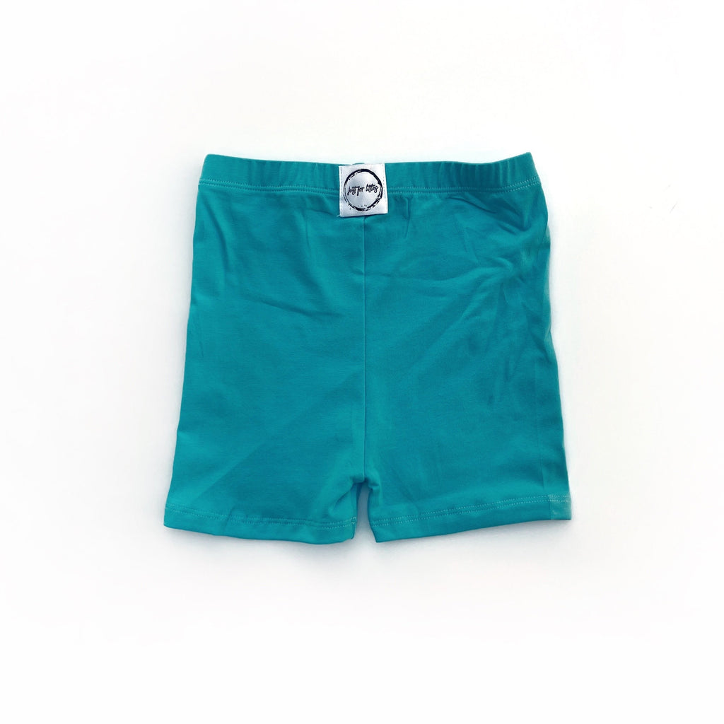 Teal Kick Shorts Bottoms Just For Littles™ 