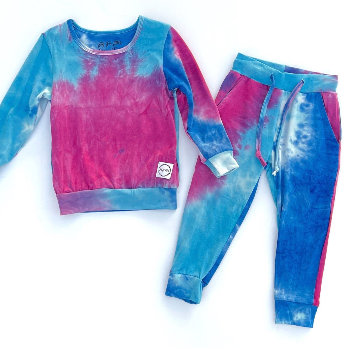 Youth Hooded Tie Dye Set / Children's Tie Dye Hooded Sweatsuit / Kids  Sweatshirt Sweatpants Set/ Tie Dye Loungewear 