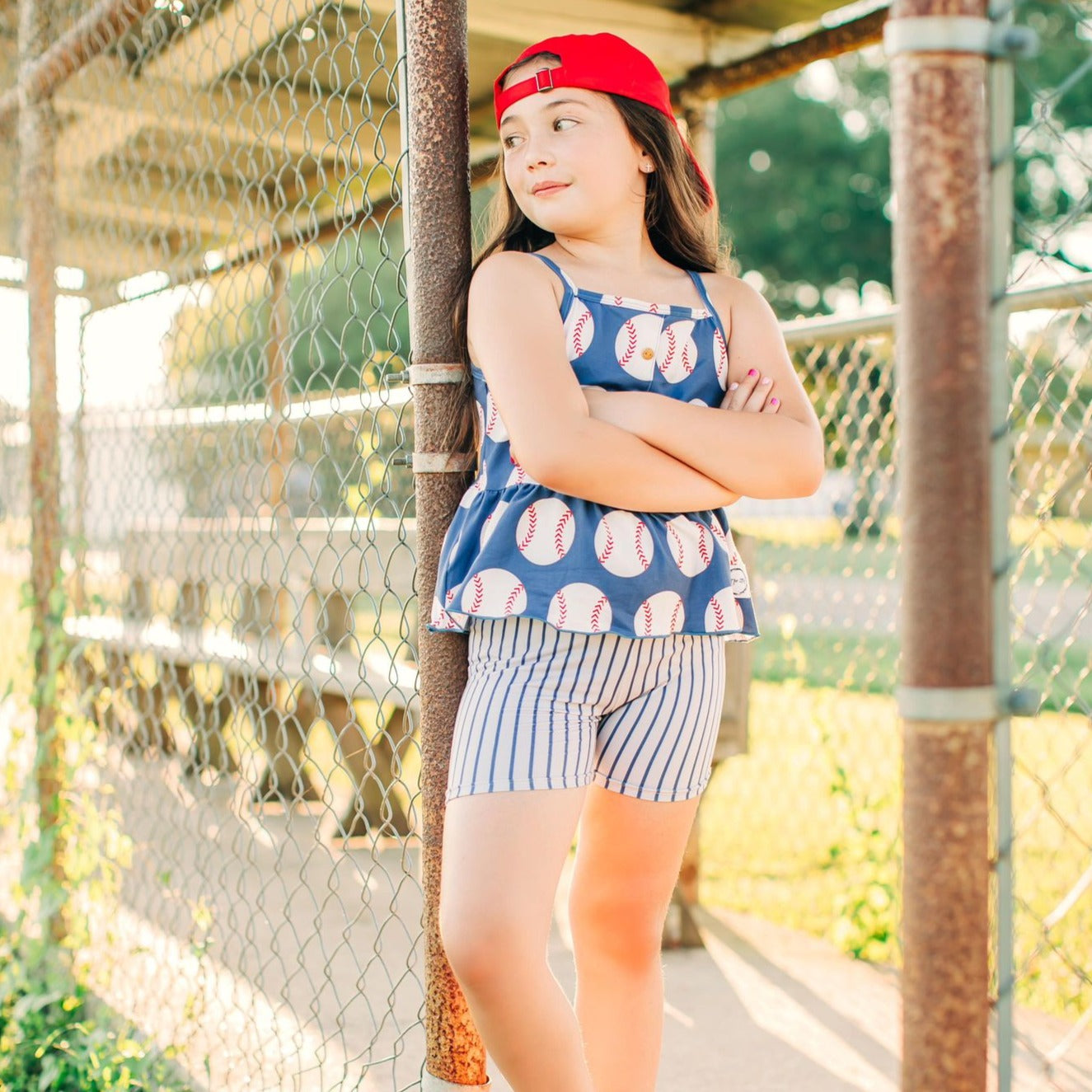 Baseball Stripe Shorts