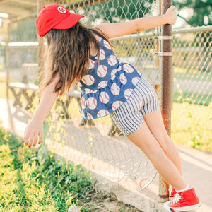 Baseball Stripe Shorts