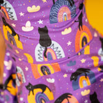 Load image into Gallery viewer, Purple Kitty Twirl Dress
