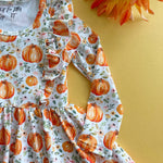 Load image into Gallery viewer, Pumpkin Patch Twirl Dress
