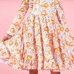 Pumpkin Patch Twirl Dress