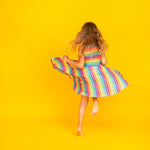 Load image into Gallery viewer, JFL Stripe Twirl Dress
