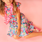 Load image into Gallery viewer, Flamingo Summer Twirl Dress
