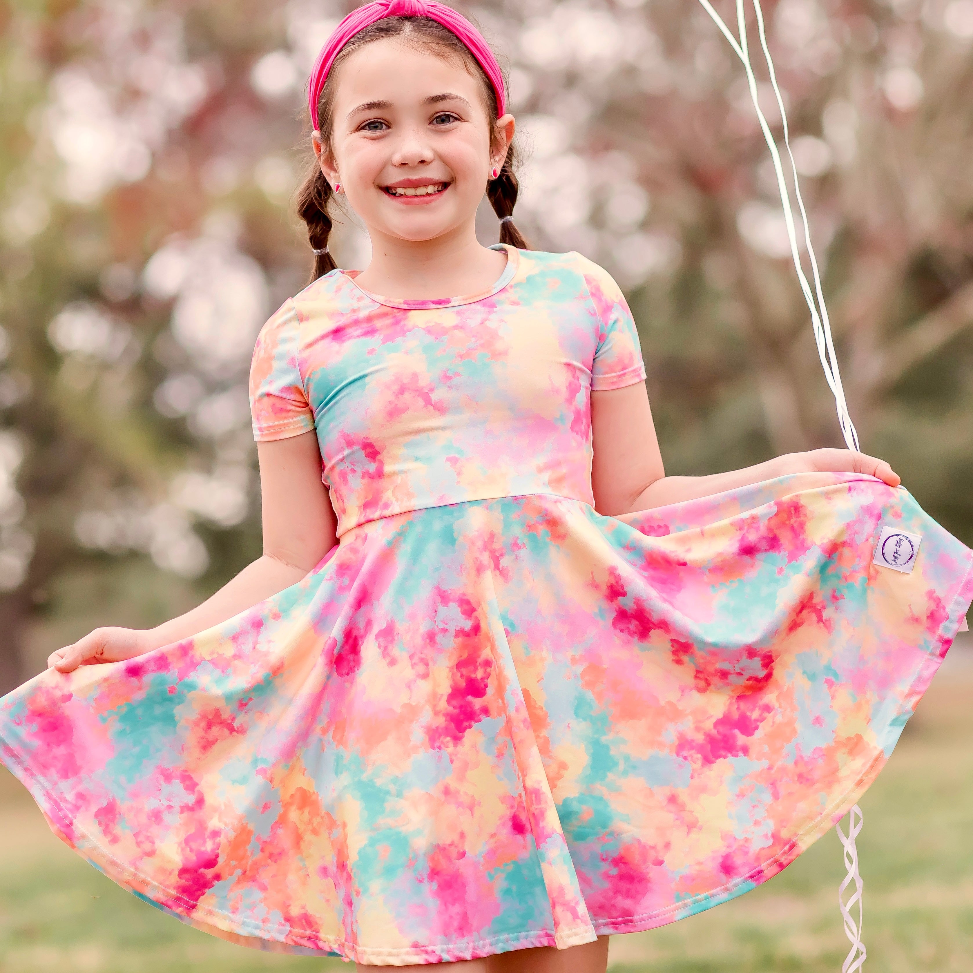 Cloud Tie-Dye Dress 3T Cloud Tie-Dye Dress 3T