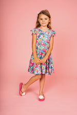 Load image into Gallery viewer, Flamingo Summer Twirl Dress
