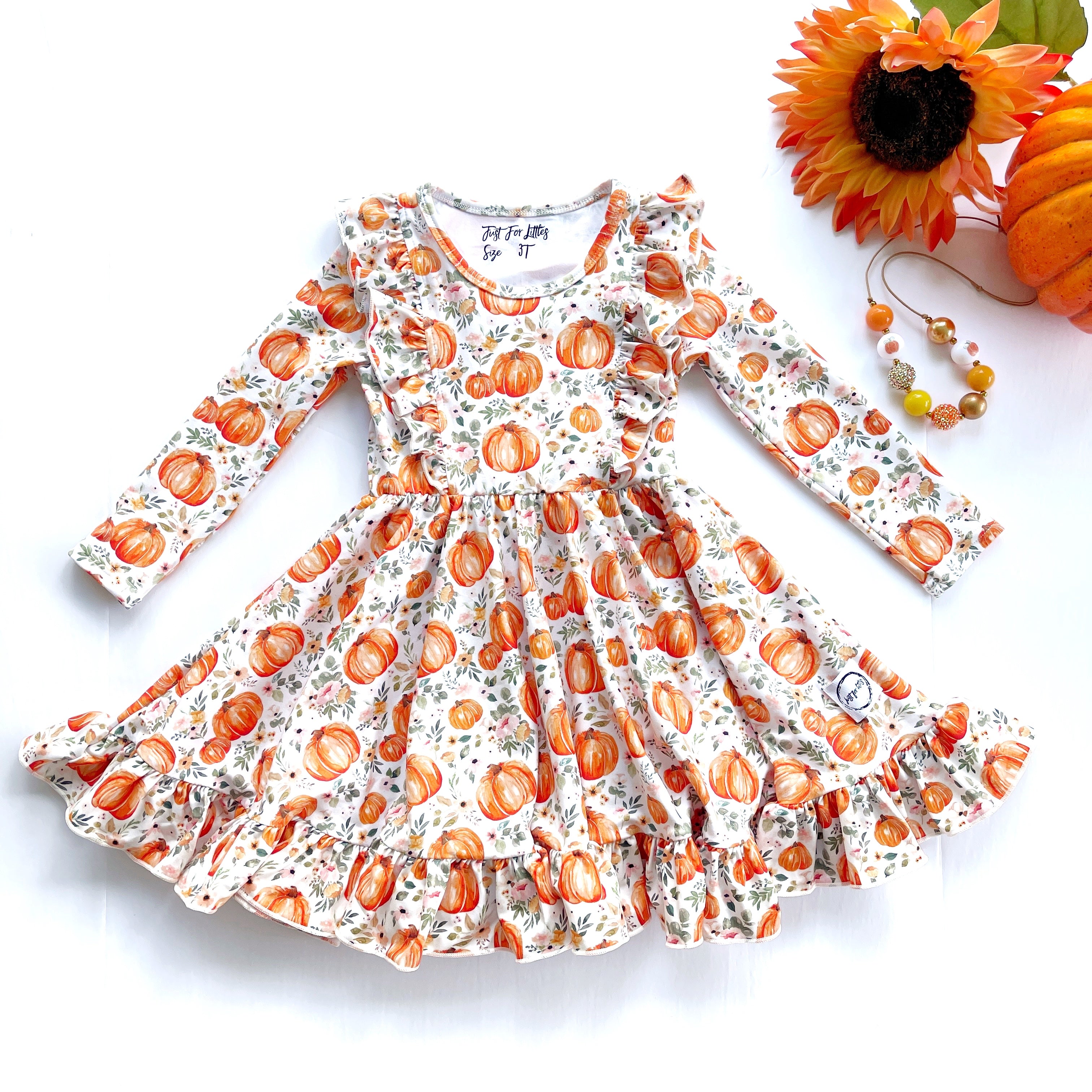 Pumpkin Patch Twirl Dress