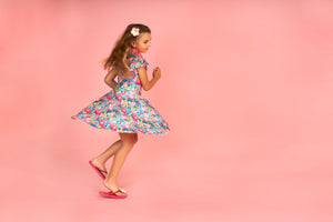 Flamingo Summer Twirl Dress