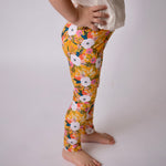 Load image into Gallery viewer, Golden Floral Leggings
