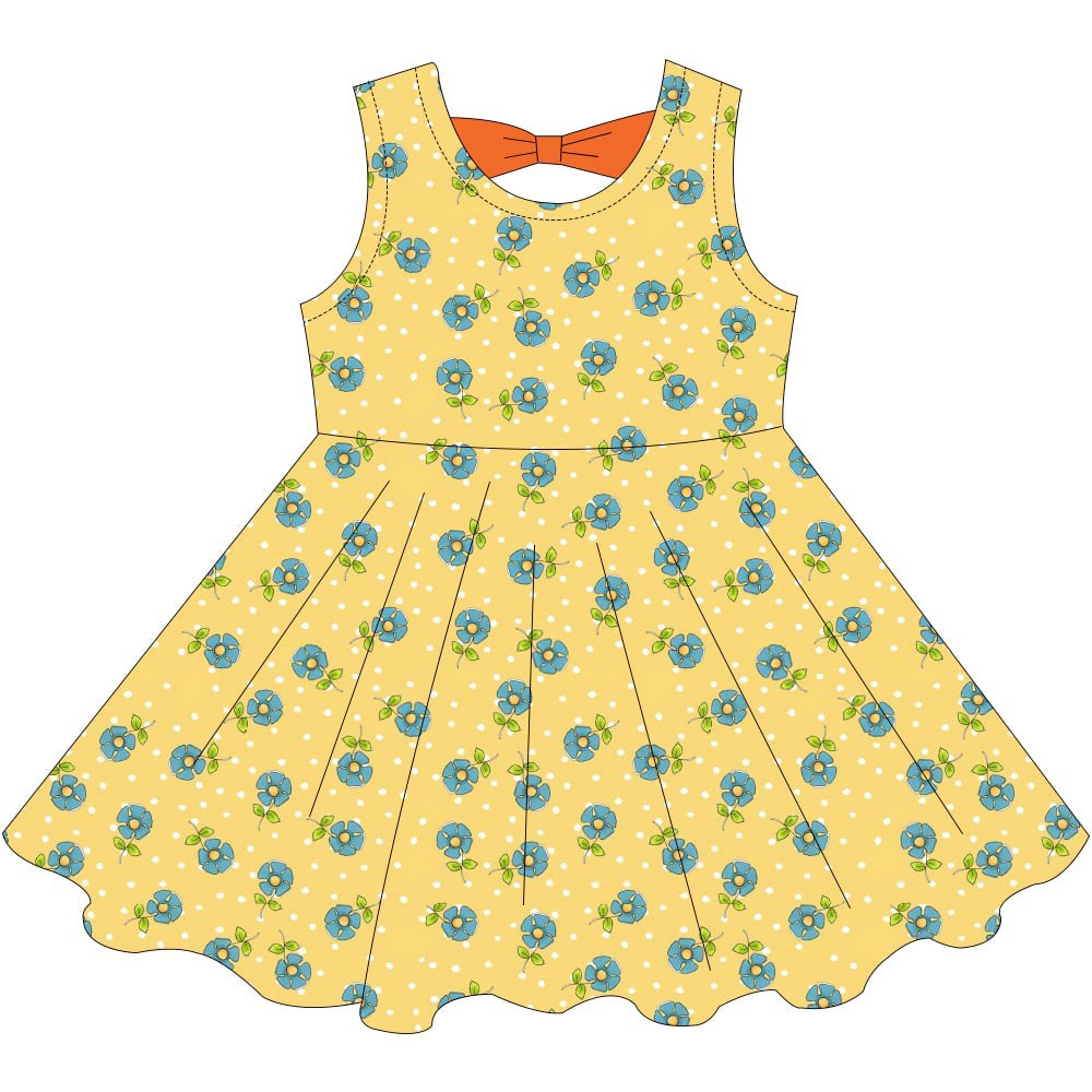 CLOSED - Bow Back Spring Dress Pre-Order