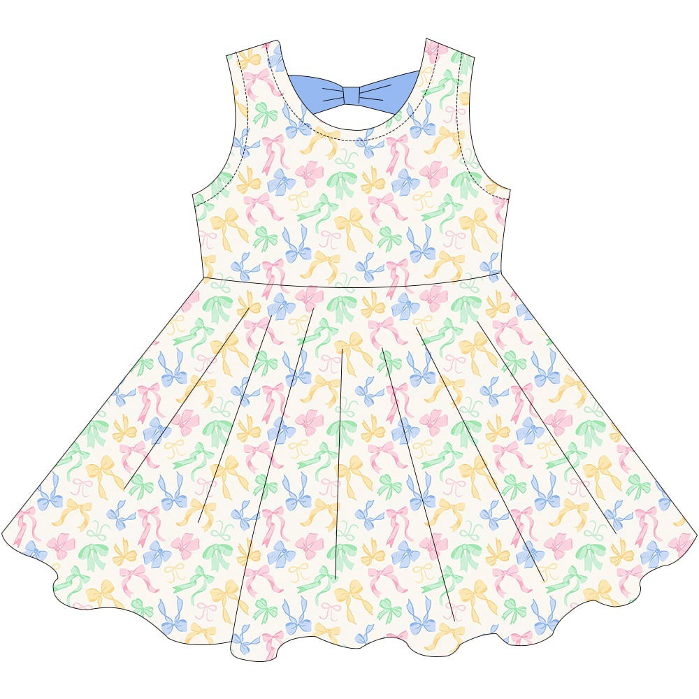 CLOSED - Bow Back Spring Dress Pre-Order