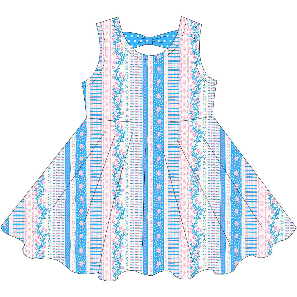 CLOSED - Bow Back Spring Dress Pre-Order