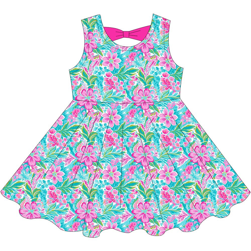 CLOSED - Bow Back Spring Dress Pre-Order