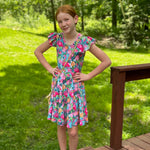 Load image into Gallery viewer, Flamingo Summer Twirl Dress
