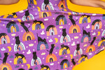 Load image into Gallery viewer, Purple Kitty Twirl Dress
