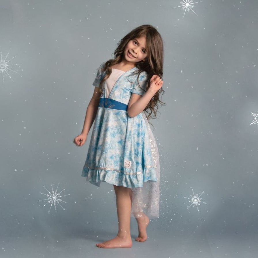 Winter Princess Twirl Dress