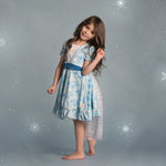 Load image into Gallery viewer, Winter Princess Twirl Dress
