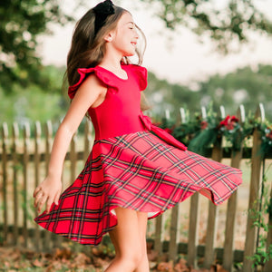 Red Fancy Christmas Dress