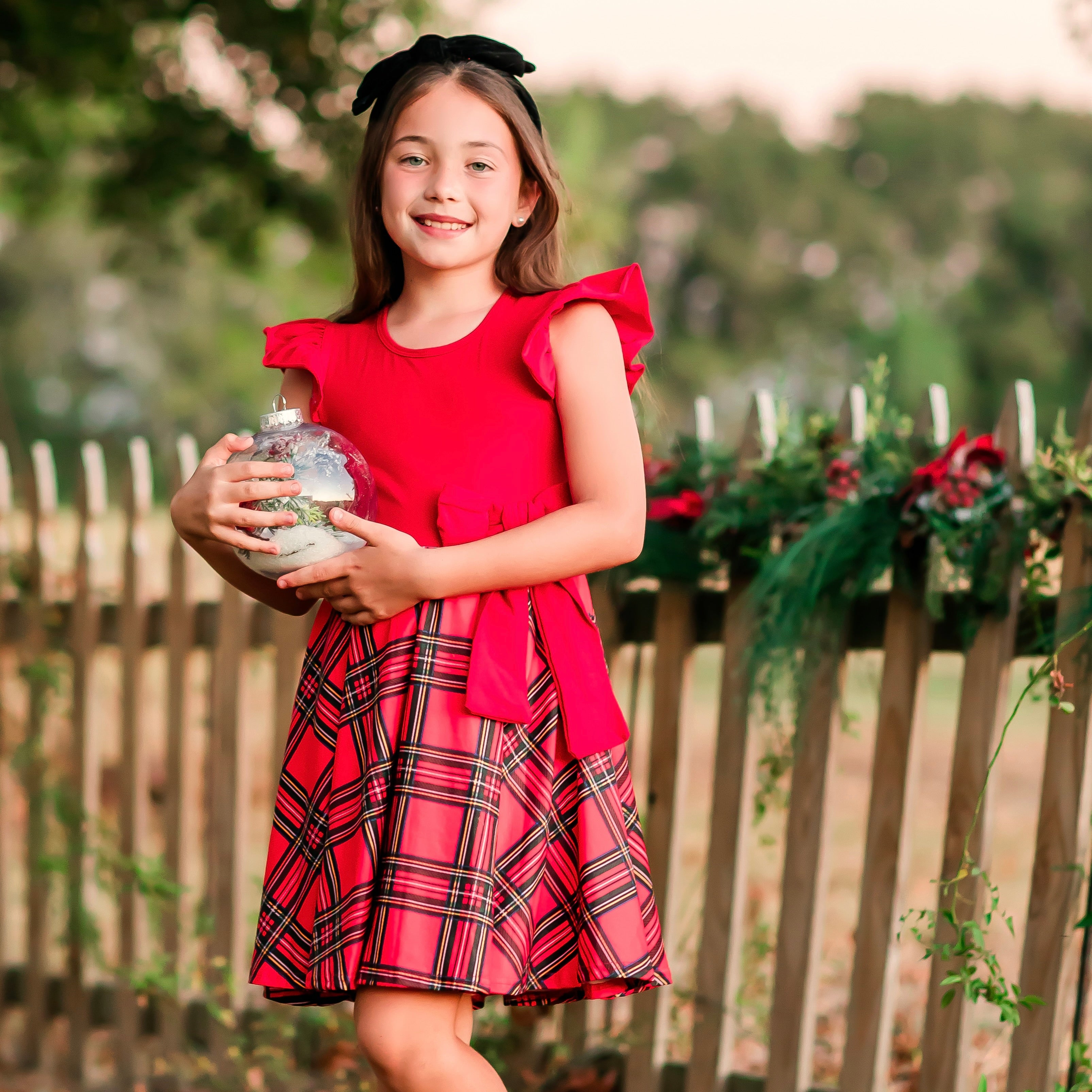 Red Fancy Christmas Dress