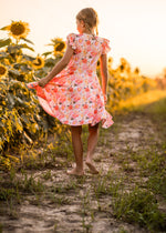 Load image into Gallery viewer, New Beige Floral Twirl
