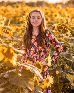 Load image into Gallery viewer, New Black Floral Dress
