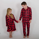 Load image into Gallery viewer, Red Plaid Lounge Pants
