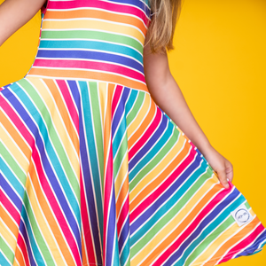 JFL Stripe Twirl Dress