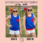 Load image into Gallery viewer, 4th of July Tank Shirt Just For Littles™ 
