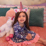 Load image into Gallery viewer, #94 Princess Dreams Horse and Carriage Pajamas Pajamas Just For Littles™ 
