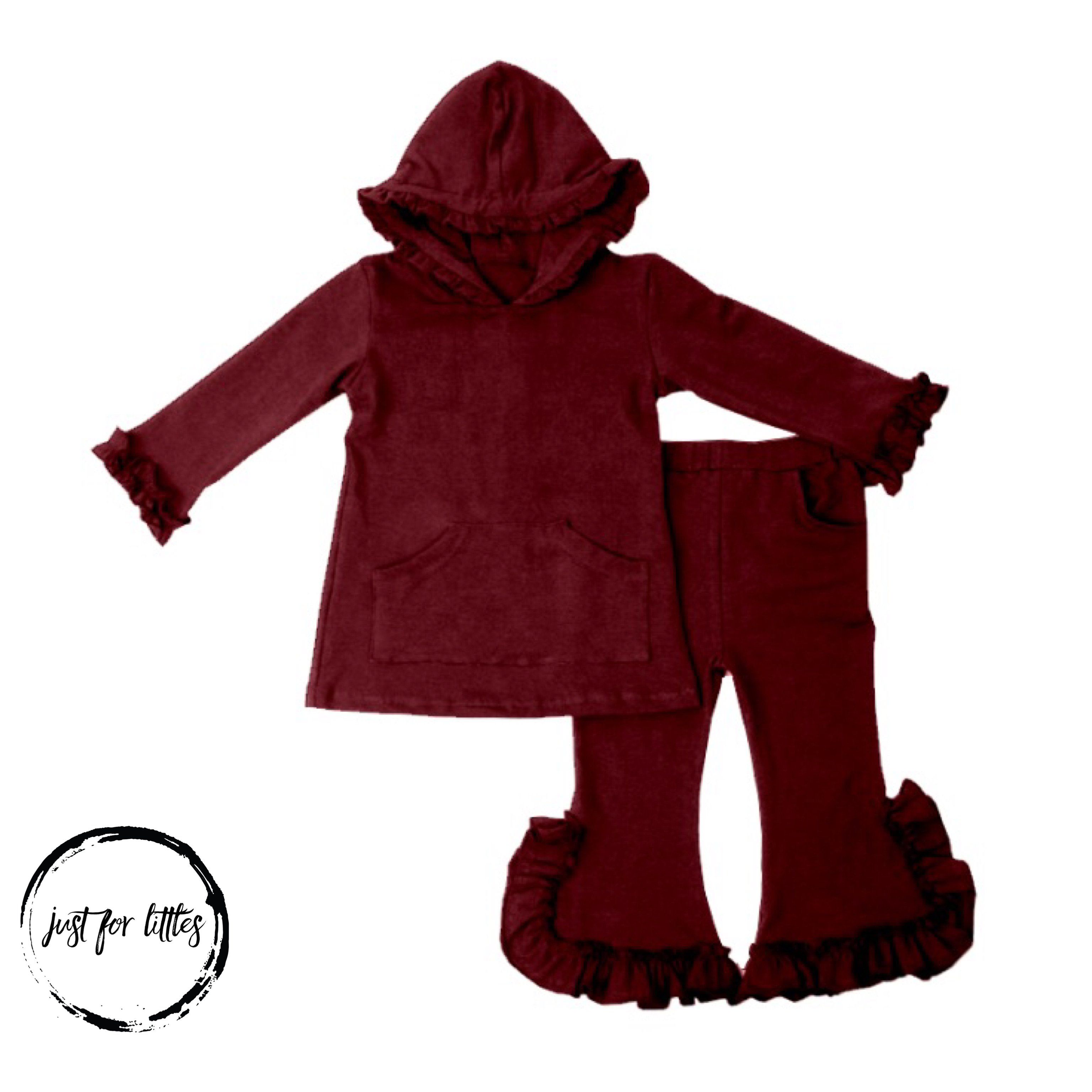 #99 Burgundy Cuddle Up lounge wear Just For Littles 