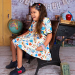 Load image into Gallery viewer, School Twirl Dress
