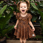 Load image into Gallery viewer, Stay Wild Leopard Twirl Dress
