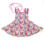 Load image into Gallery viewer, Lisa Frank Inspired Twirl Dress
