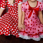 Load image into Gallery viewer, Red Heart Twirl Dress
