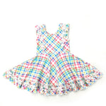 Load image into Gallery viewer, Fancy Plaid Twirl Dress
