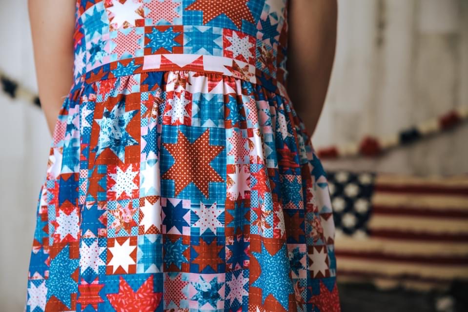 Patchwork Dress with Pockets