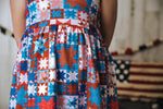 Load image into Gallery viewer, Patchwork Dress with Pockets

