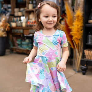 Peep Twirl Dress