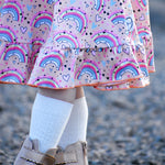 Load image into Gallery viewer, Peach Rainbow Dress
