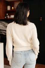 Load image into Gallery viewer, Requisite Request Surplice Crop Sweater
