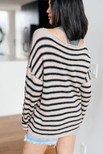 Load image into Gallery viewer, Self Assured Striped Sweater
