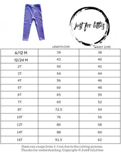 #AA leggings template Bottoms Just For Littles™ 