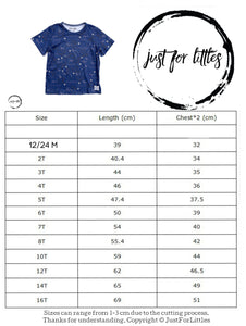 #AA T-Shirt template Just For Littles™ 