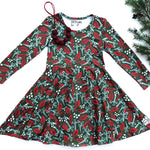 Load image into Gallery viewer, AAAA Berry Vintage Holiday Twirl Dress Just For Littles™ 
