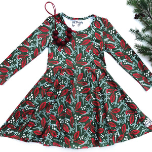 AAAA Berry Vintage Holiday Twirl Dress Just For Littles™ 