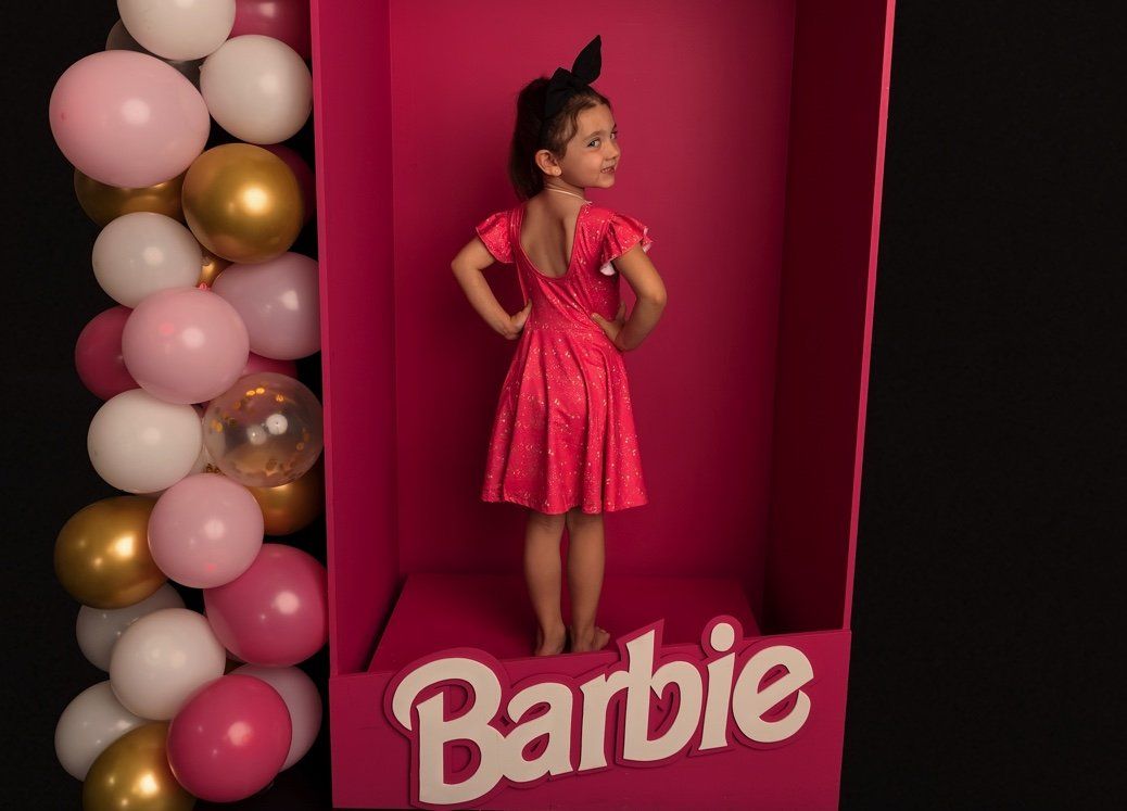 #Barbie Glitter Twirl Dress Just For Littles™ 